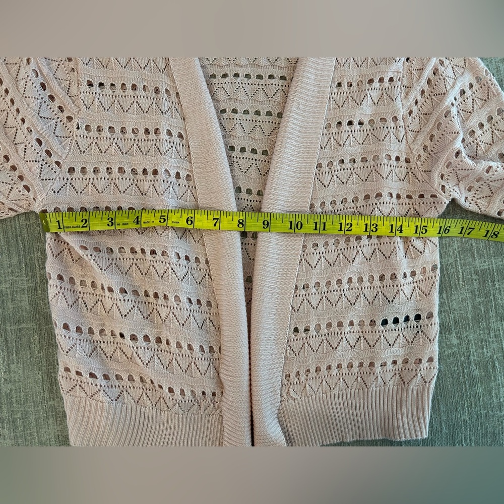 Open-Front Knit Sweater - Picture 3 of 8